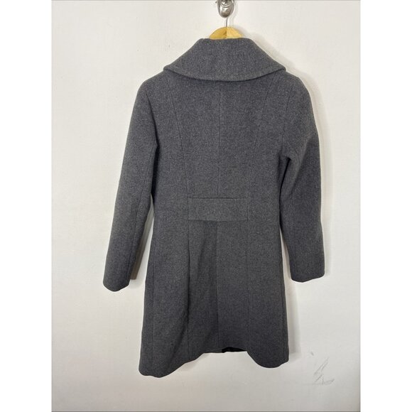 Soia & Kyo Gray Woman S Wool Blend Overcoat Zip Long - Picture 2 of 5